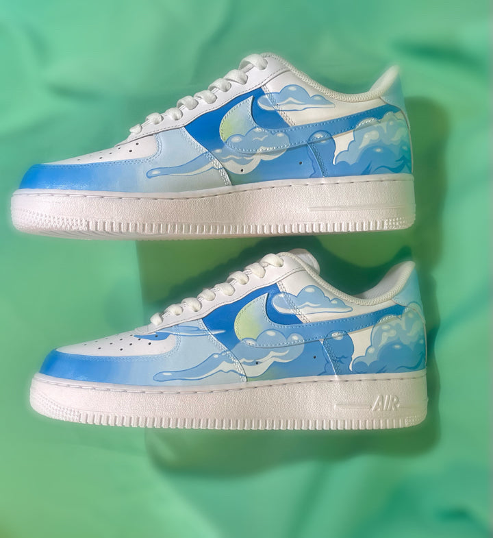 A Lovely Day  - Custom Air Force 1 Sneakers (Limited Edition)